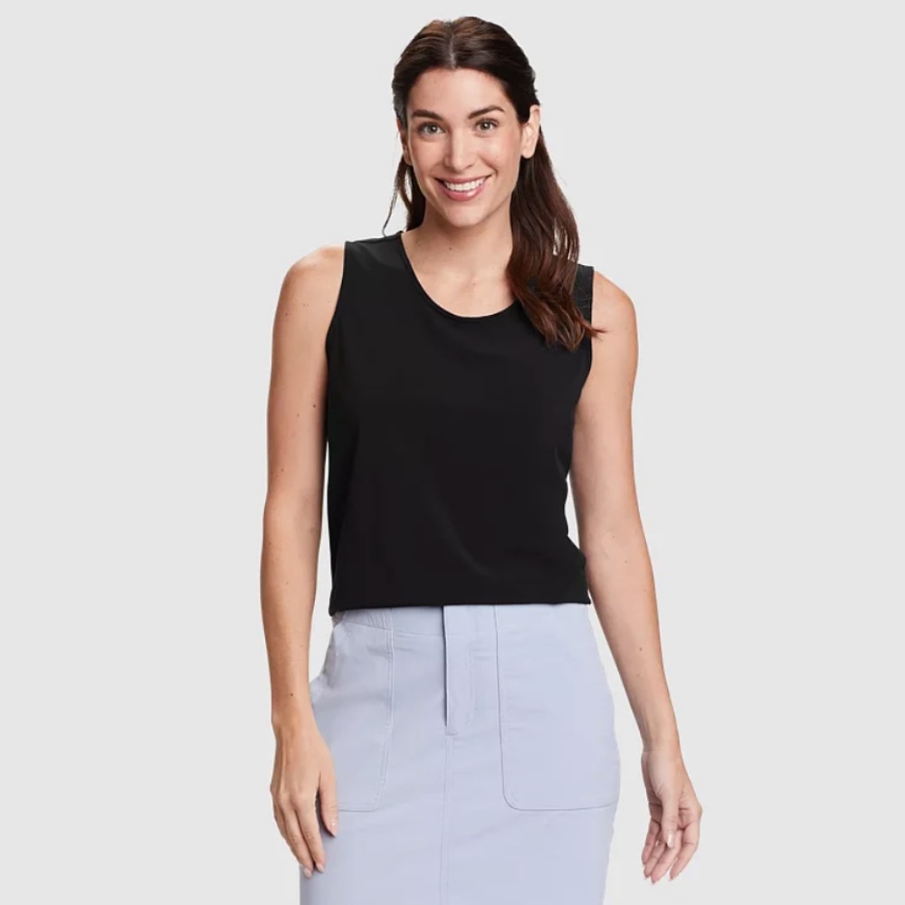 NEW WITH TAGS Eddie Bauer Women's Departure 2.0 Tank Top Black XS NWT